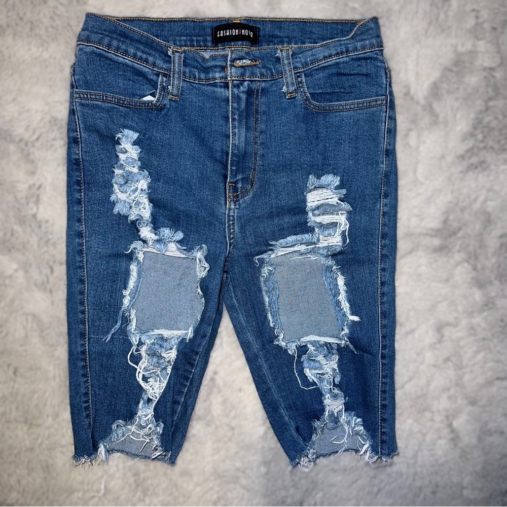 Fashion Nova High Waist Bermuda Shorts